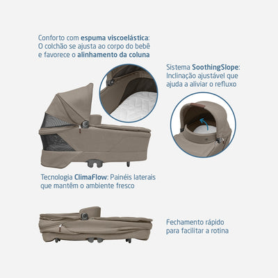 Mais conforto com espuma viscoelástica